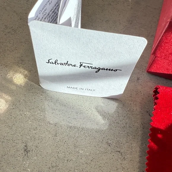 Salvatore Ferragamo Gold and White Pearl Earrings - Picture 4 of 5